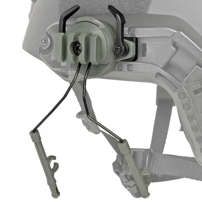 Адаптер для навушників на шолом Headset Bracket Olive Адаптер для навушників на шолом Headset Bracket Olive