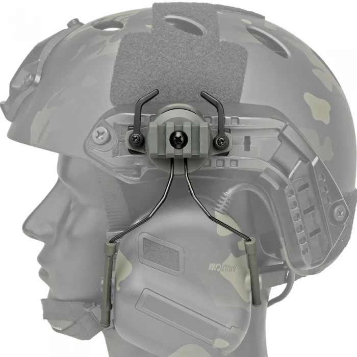Адаптер для навушників на шолом Headset Bracket Olive Адаптер для навушників на шолом Headset Bracket Olive