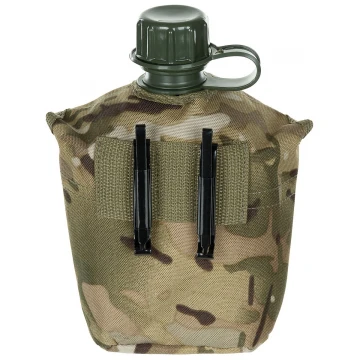 Фляга MFH 1л з чохлом Operation-Camo Multicam