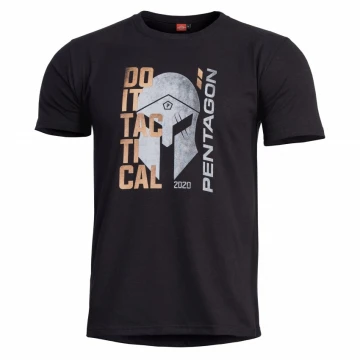Футболка Pentagon Ageron "Do It Tactical" Чорна, 3XL