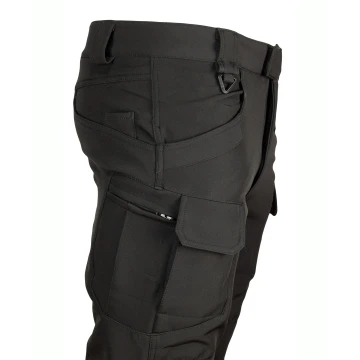 Тактические штаны утепленные SoftShell Black