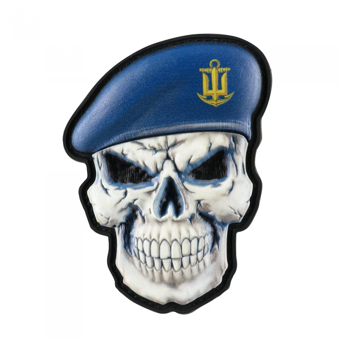 M-Tac нашивка Череп у береті (Загальний ВМС) M-Tac нашивка Череп у береті (Загальний ВМС)